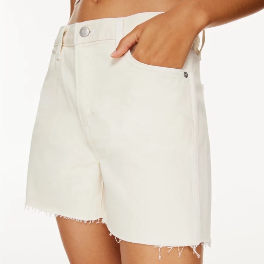 Aritzia White Denim Shorts NWT